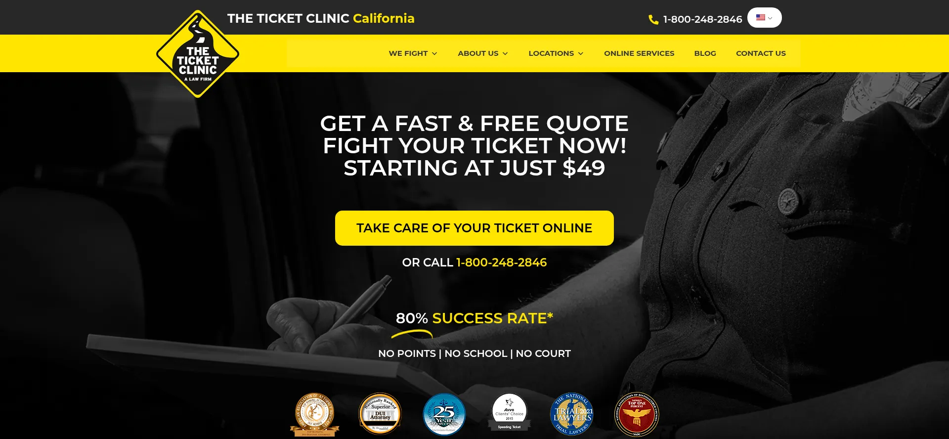 Ticketclinic.com Screenshot