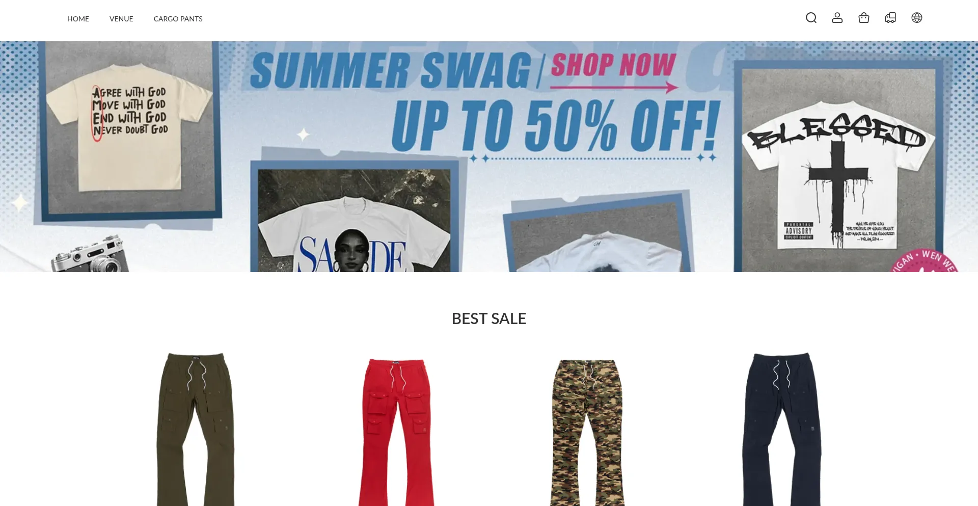 Website screenshot of Tiksoshop.com
