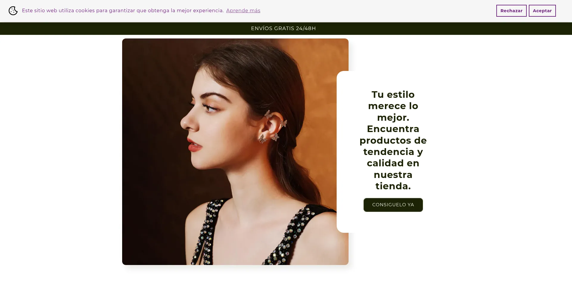 Website screenshot of Tiksring.com