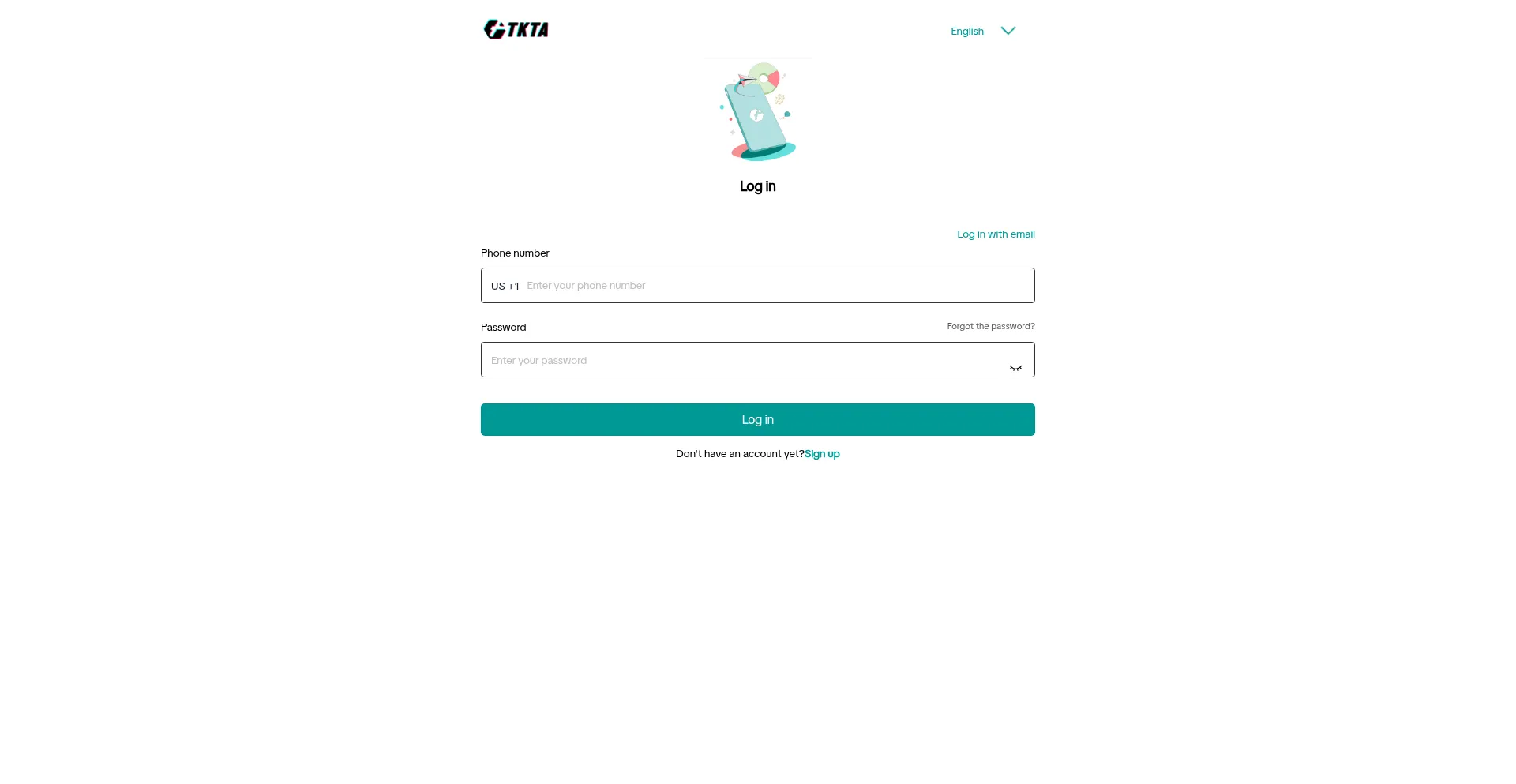 Website screenshot of Tiktsp.vip