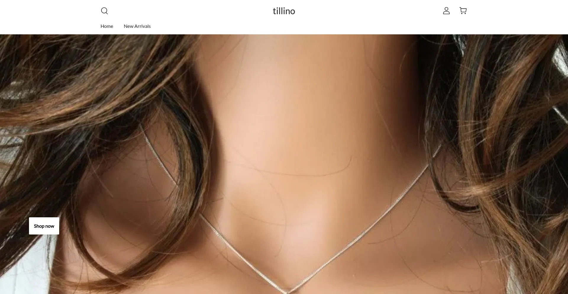 Website screenshot of Tillino.com