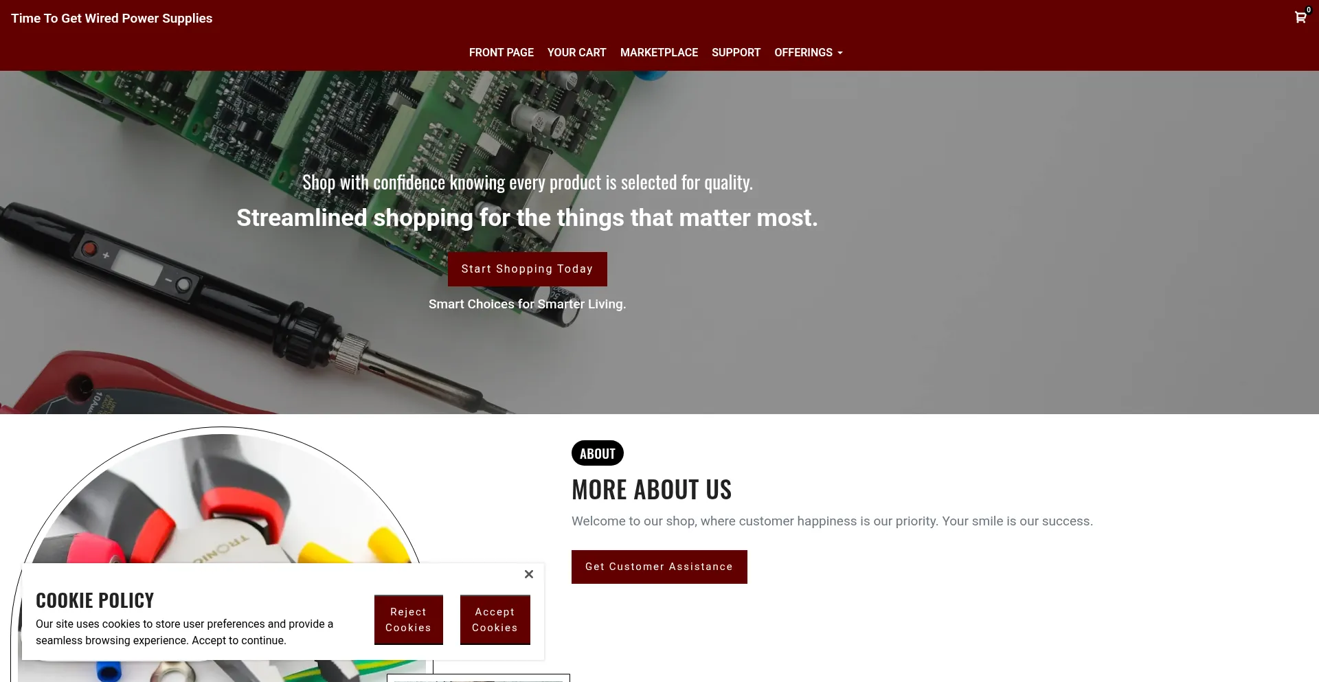Timetogetwiredpowersupplies.com