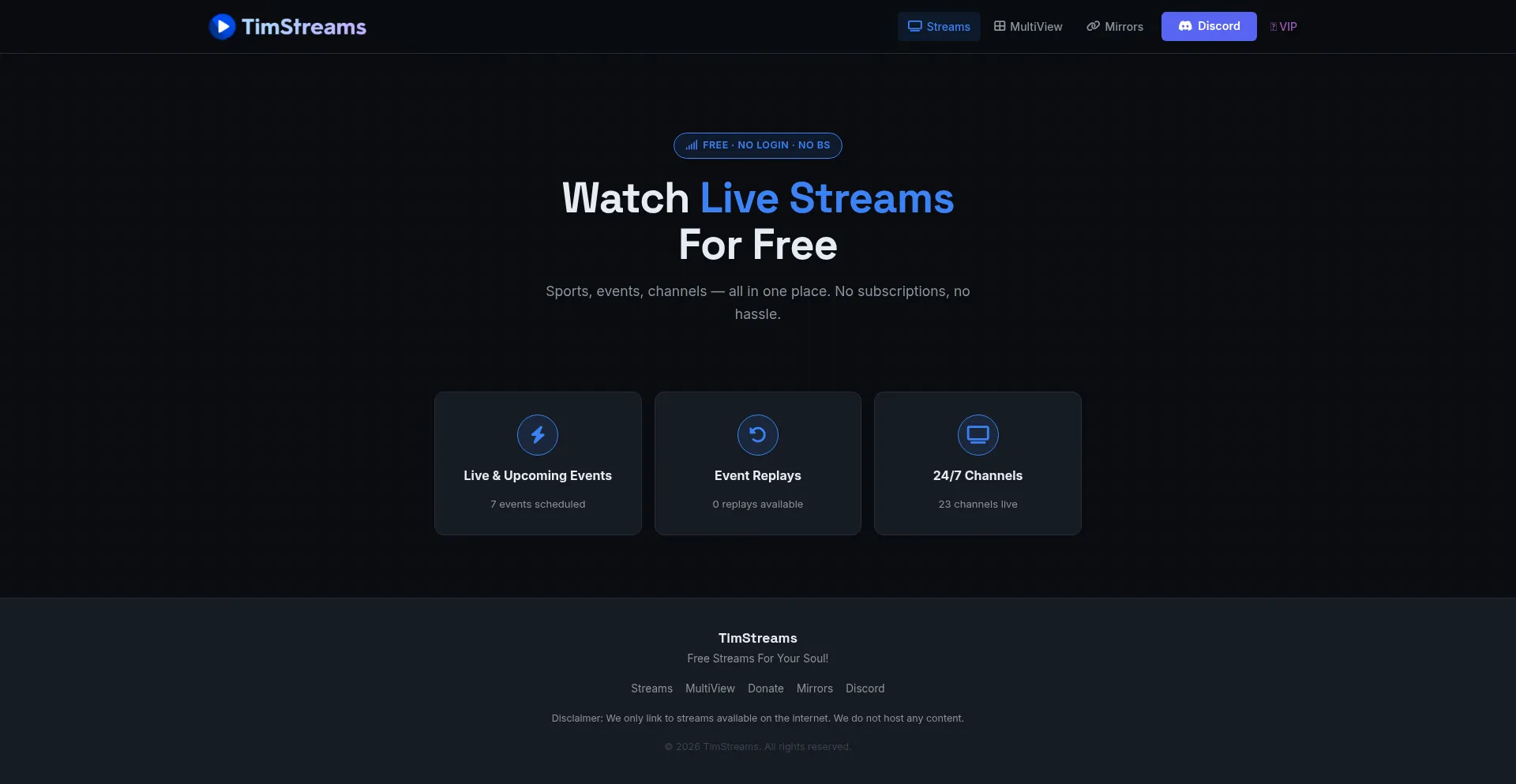 Timstreams.net