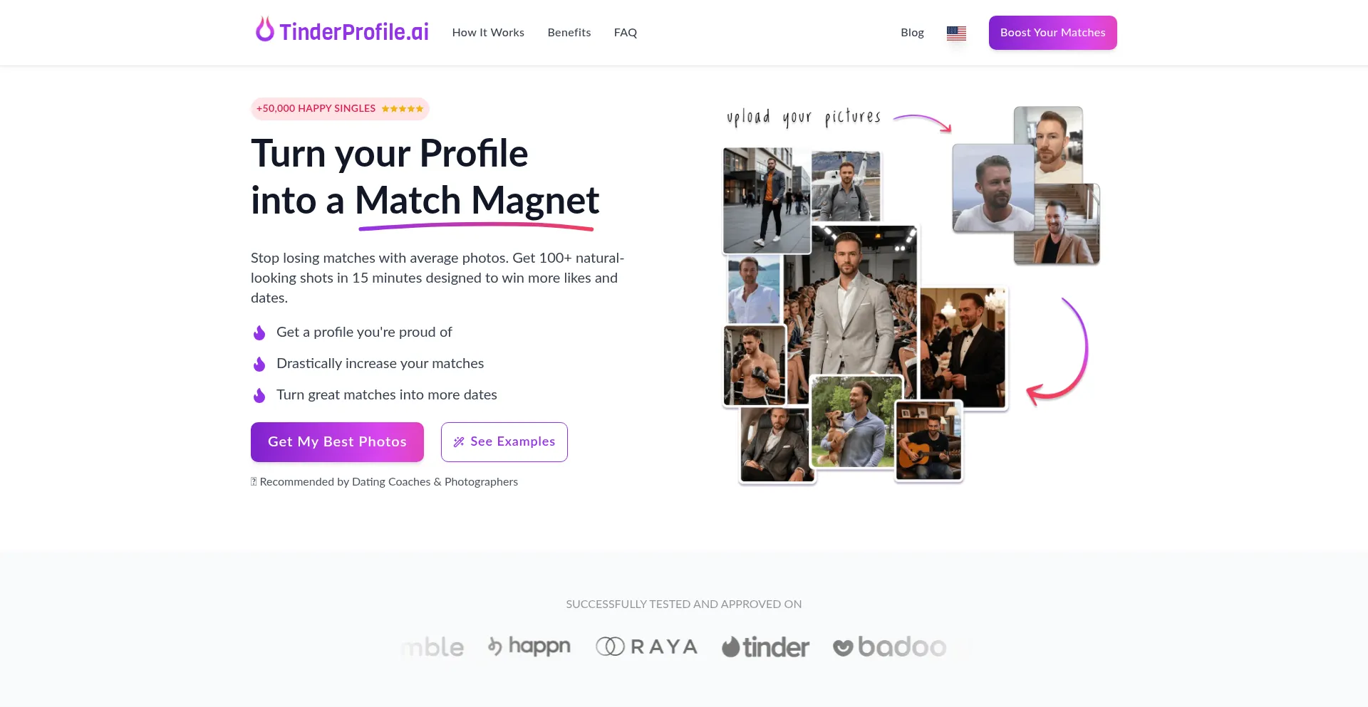 Tinderprofile.ai Screenshot