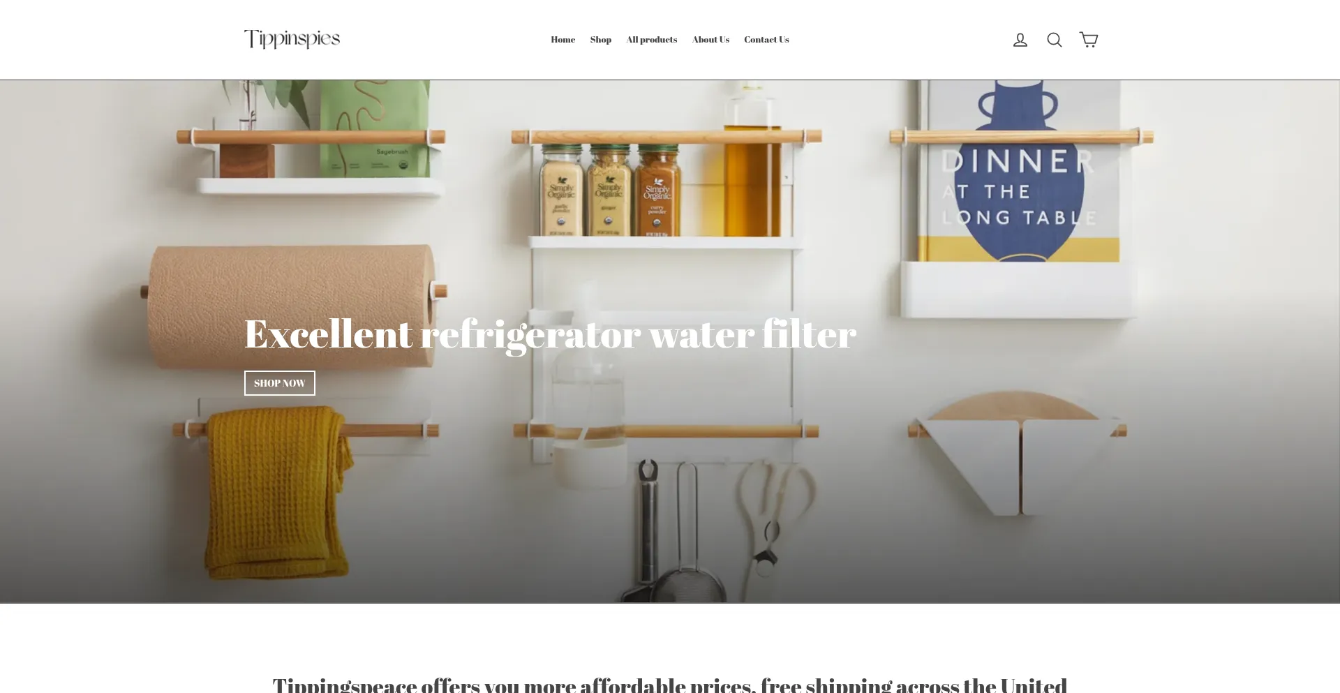 Website screenshot of Tippinspies.us