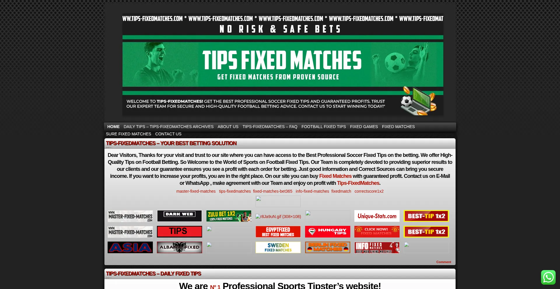 Is Tips-fixedmatches.com Safe?