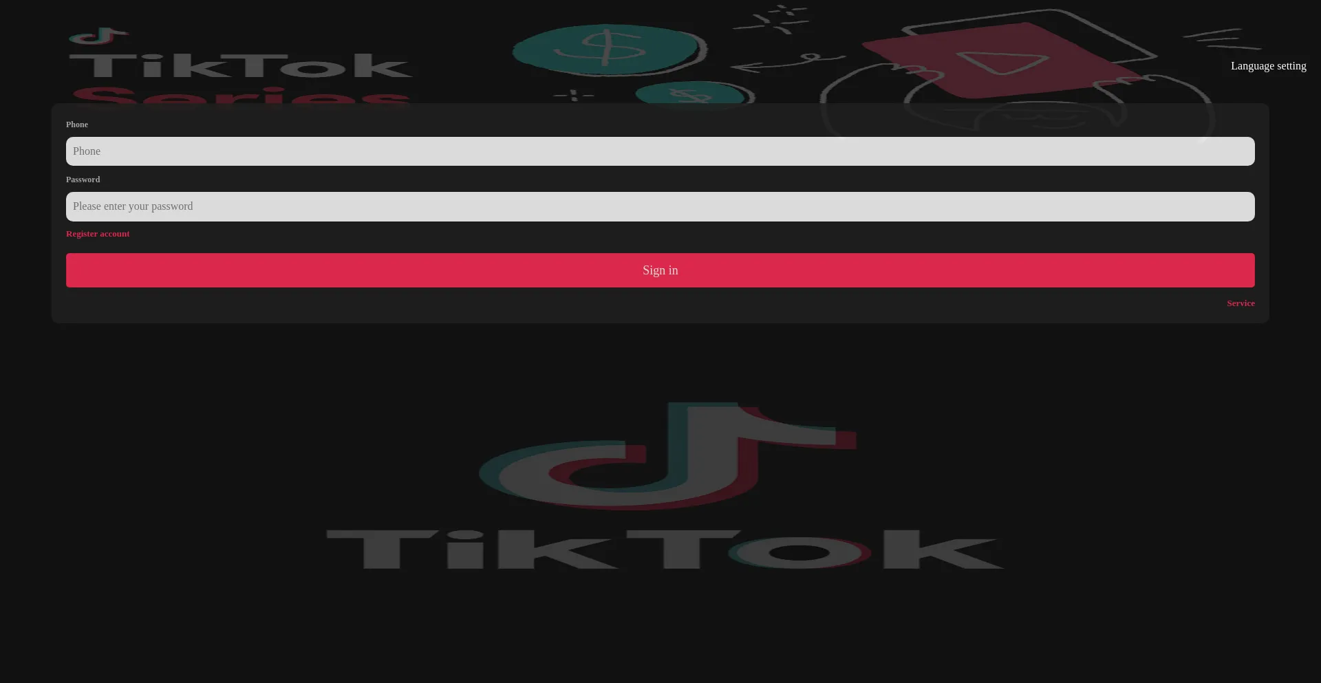 Website screenshot of Tk-onlies.net