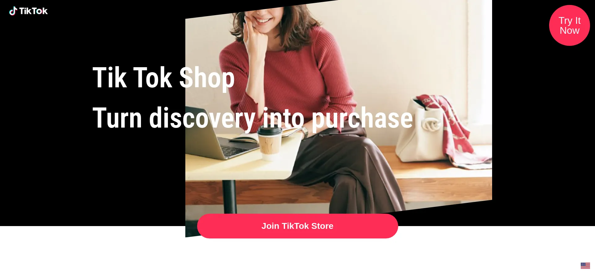 Website screenshot of Tk-shop.net