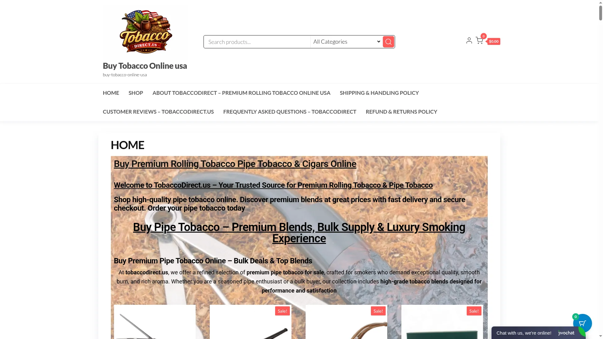Tobaccodirect.us