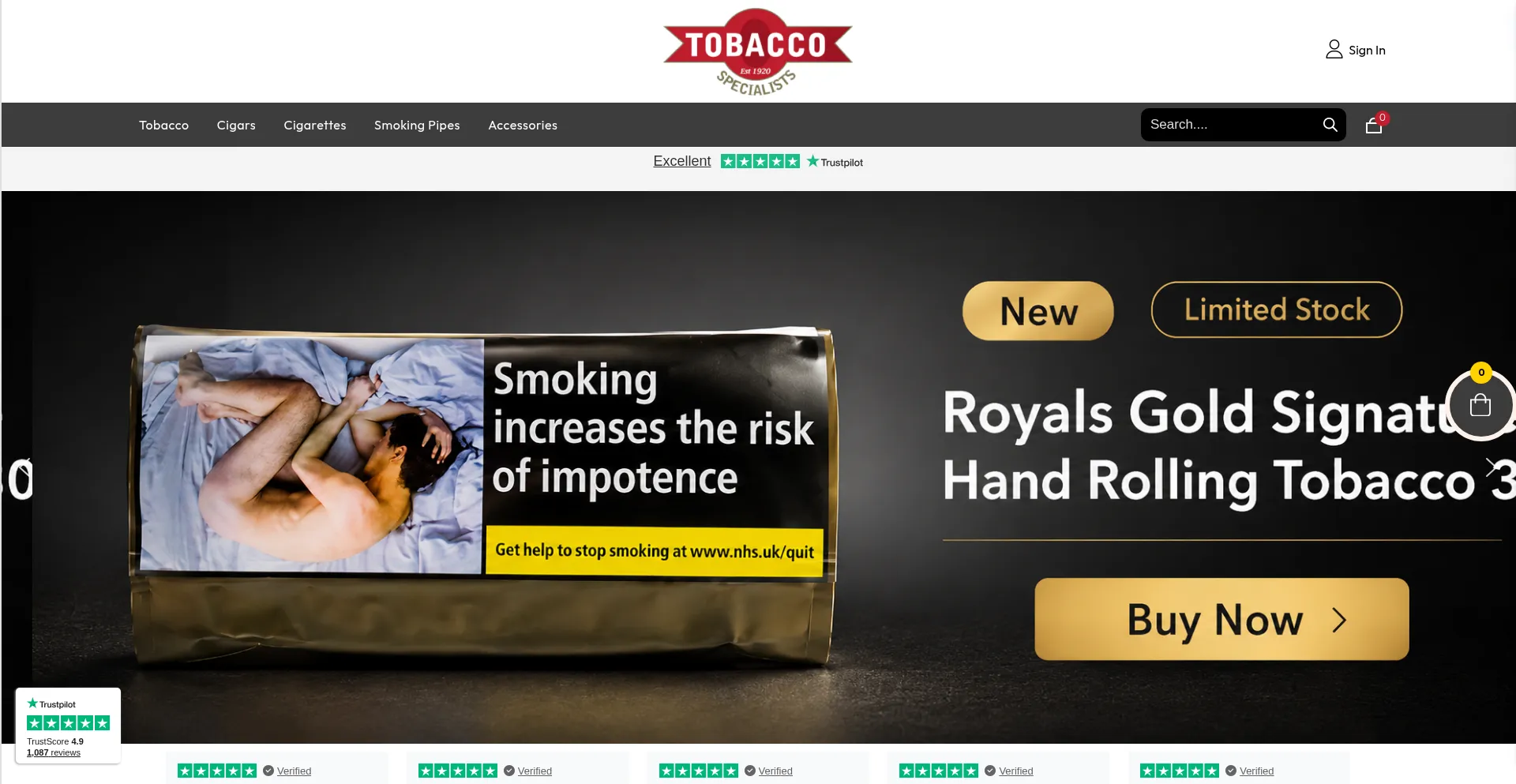 Tobaccospecialists.co.uk