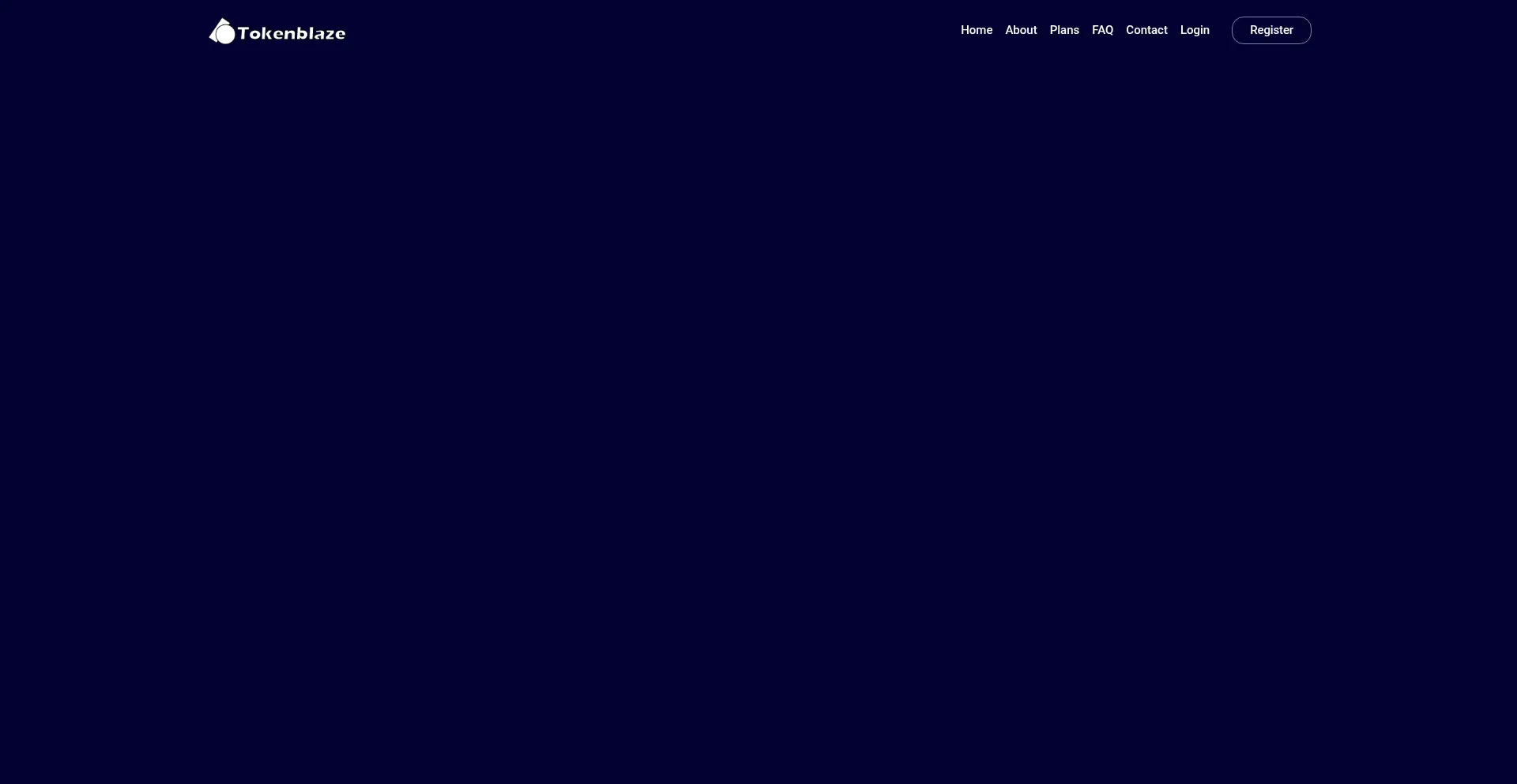 Tokenblaze.org Screenshot