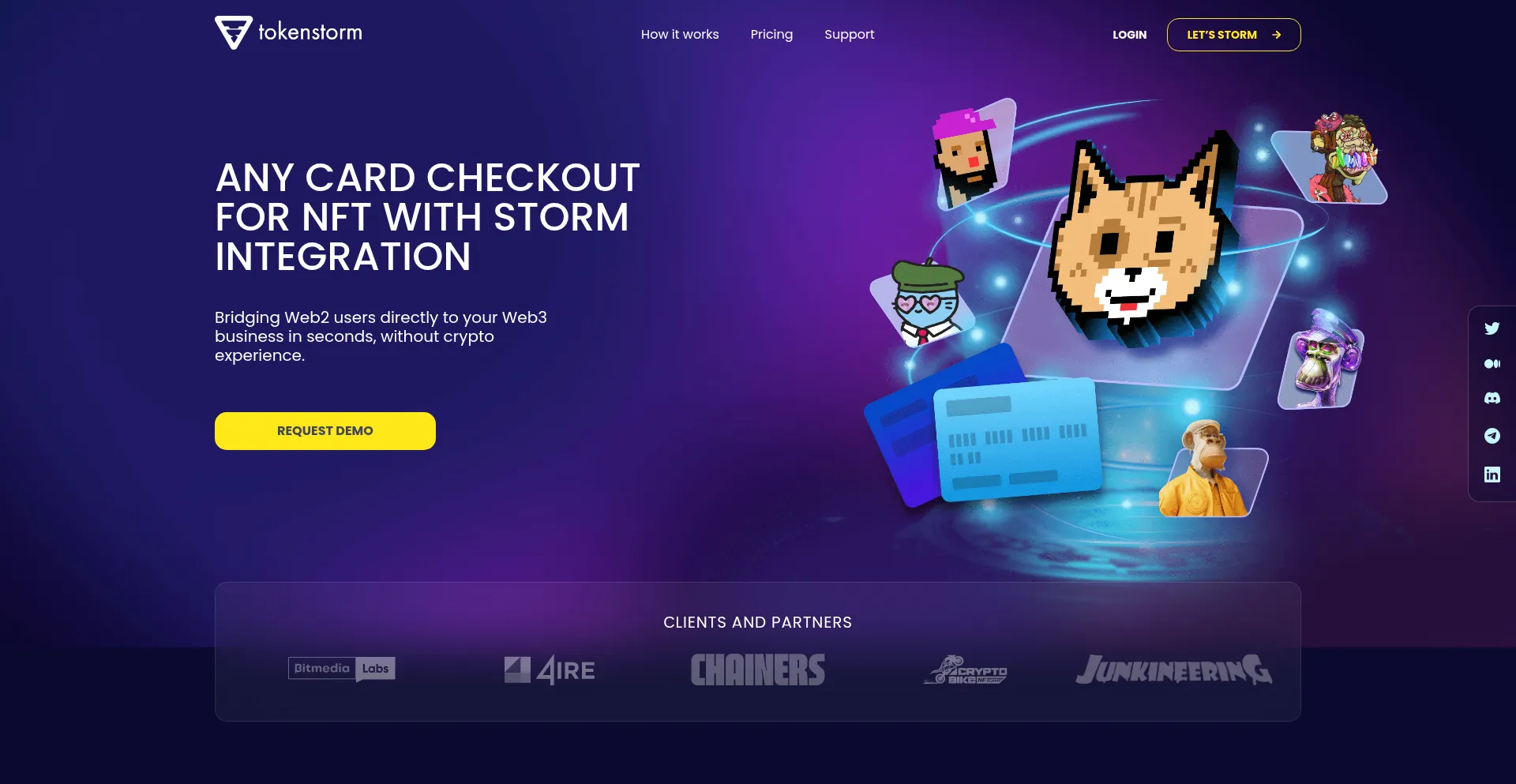 Tokenstorm.com Screenshot