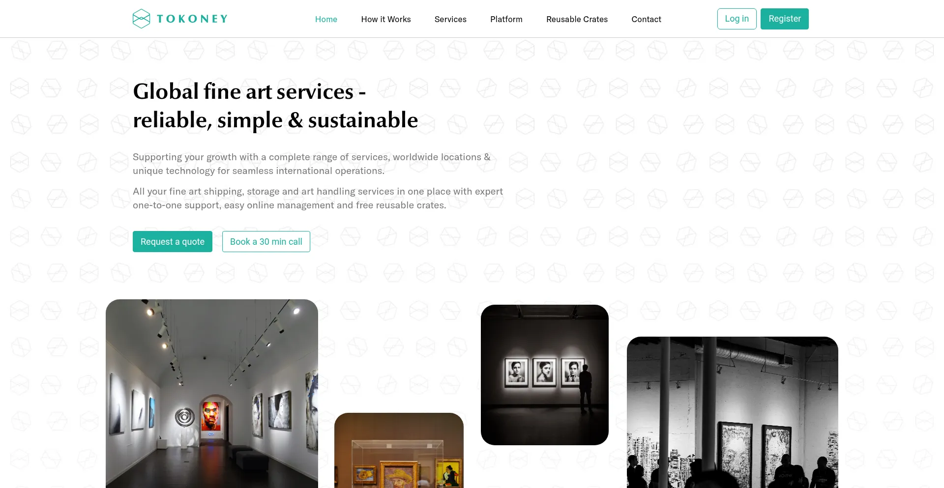 Website screenshot of Tokoney.com