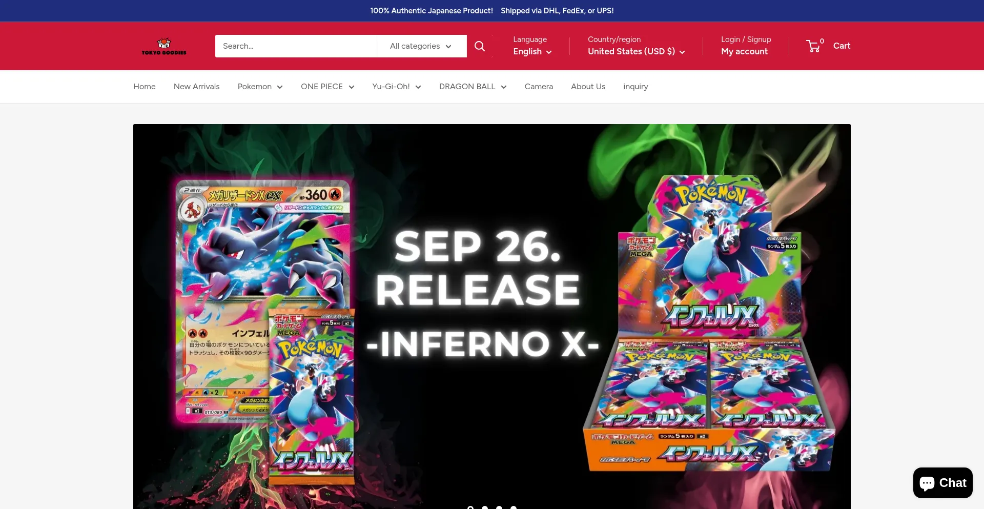 Tokyogoodies.com Screenshot