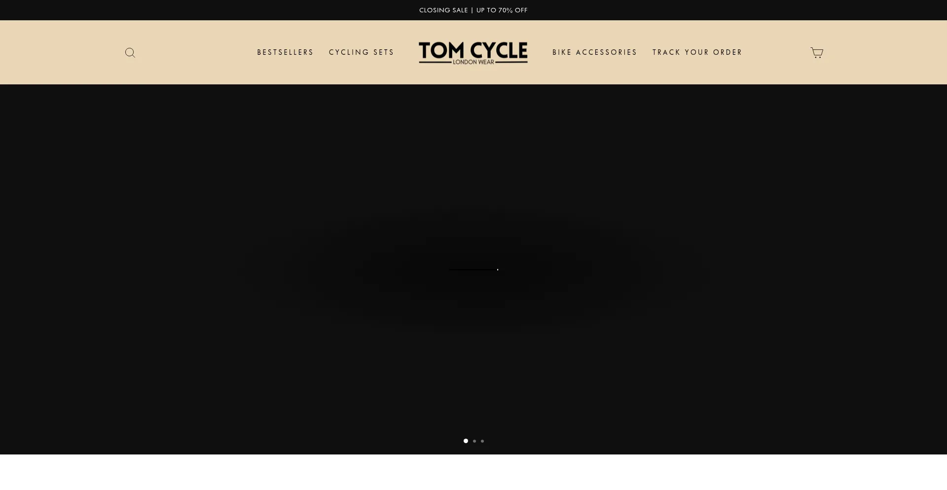 Website screenshot of Tom-wear.co.uk