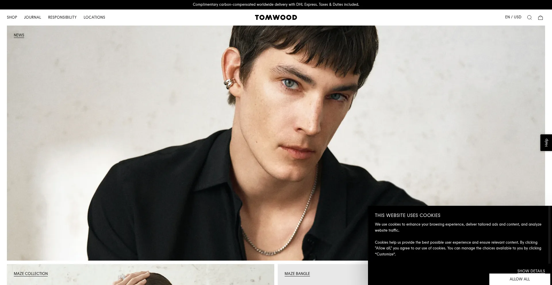 Tomwoodproject.com Screenshot