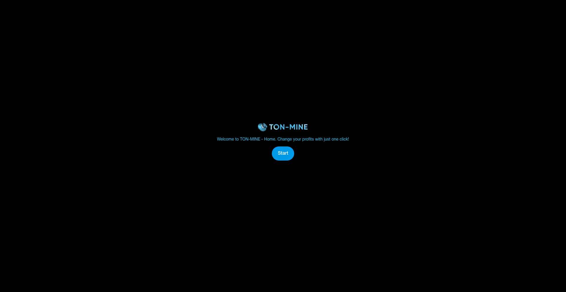 Website screenshot of Ton-mine.com