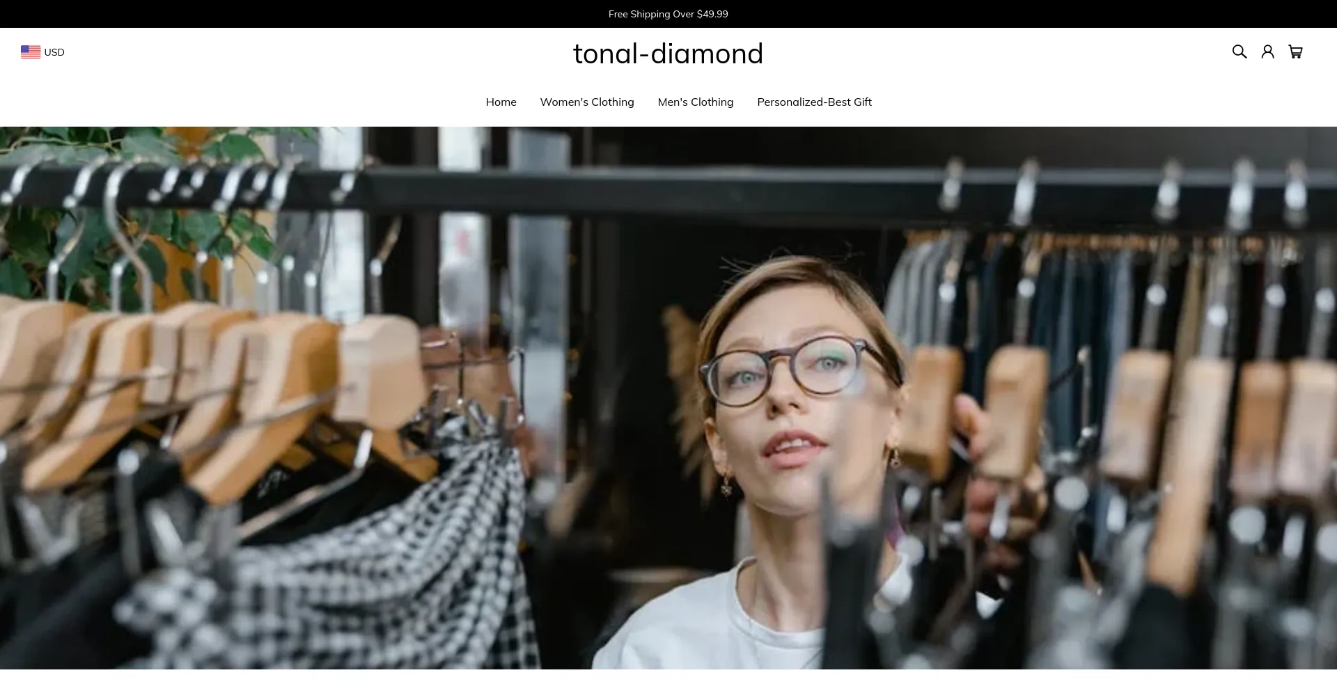 Website screenshot of Tonal-diamond.com
