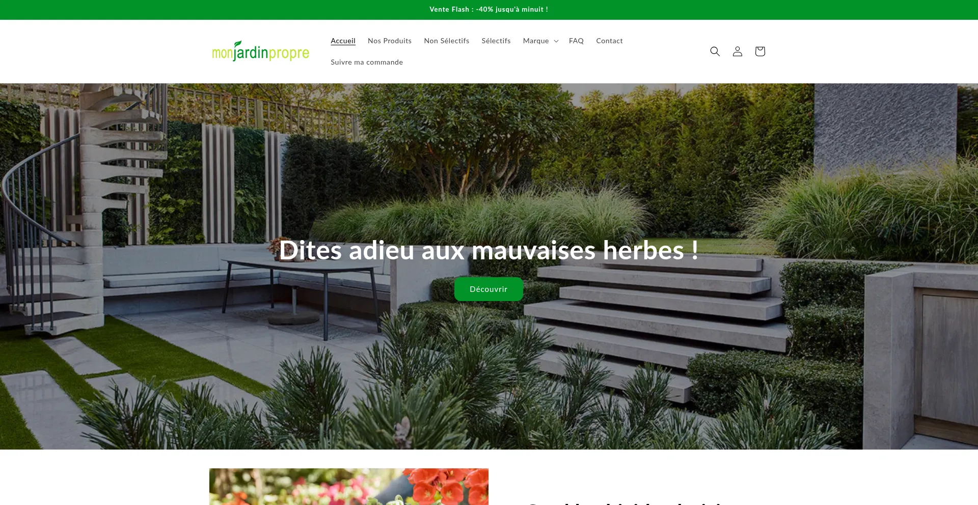 Website screenshot of Tonjardinpropre.org