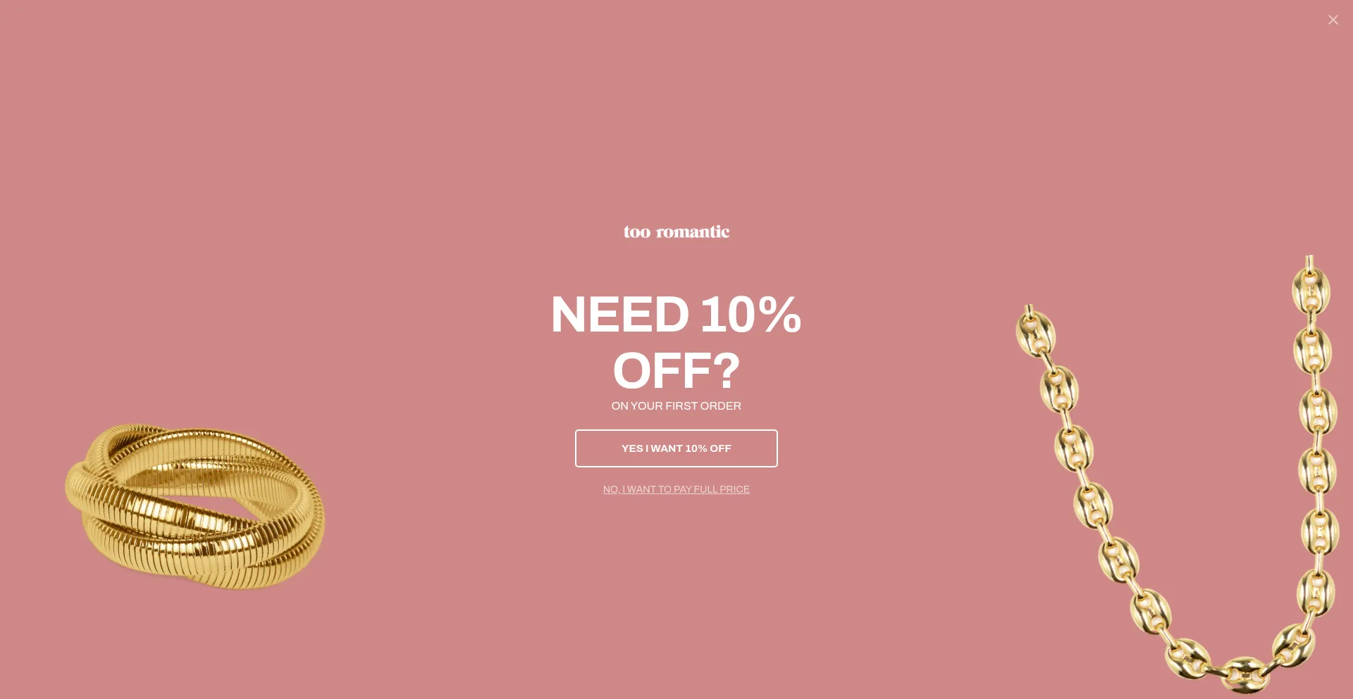 Tooromanticjewelry.com Screenshot