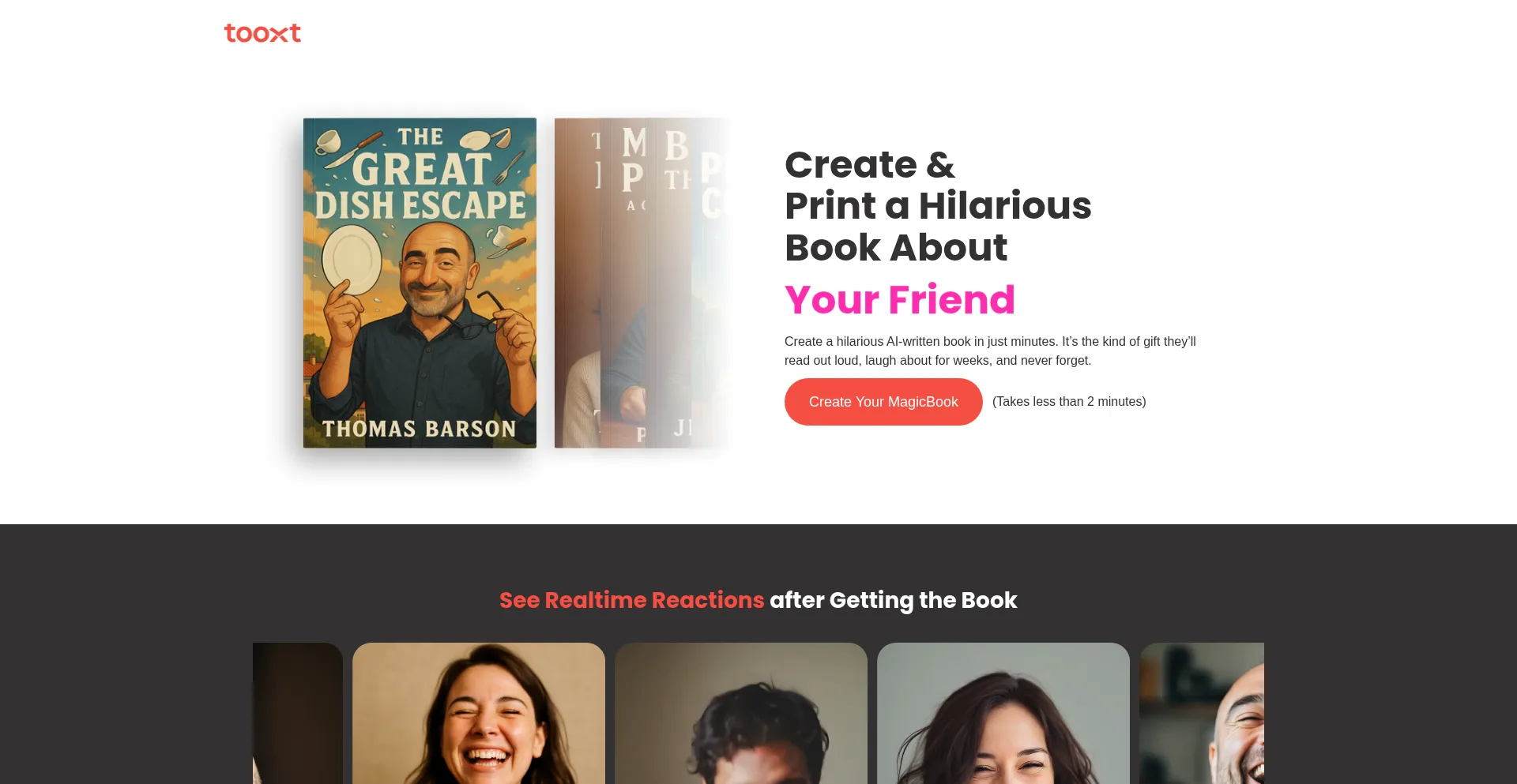 Website screenshot of Tooxt.com