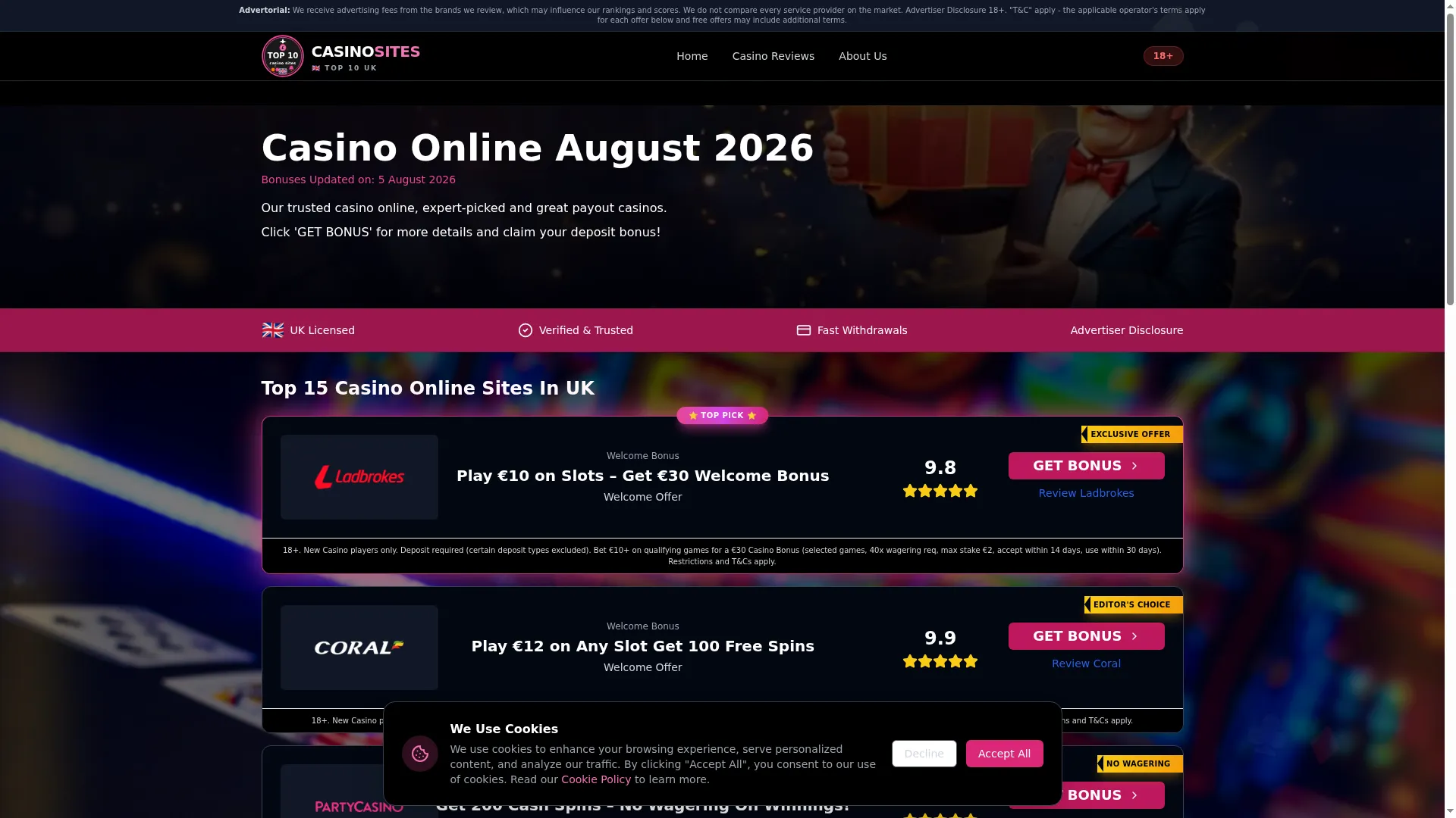 Top10casinouksites.com