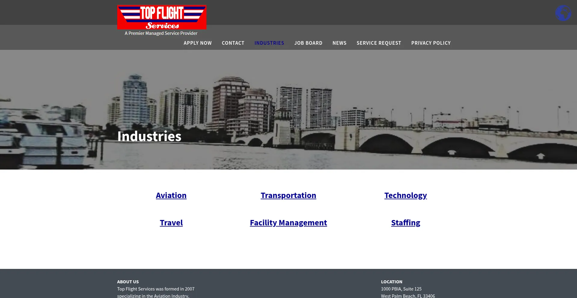 Topflightservices.com Screenshot
