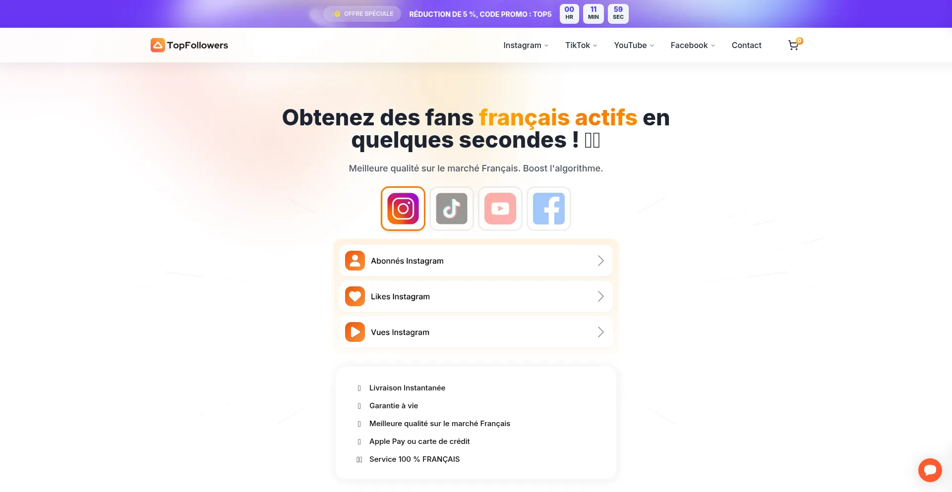 Topfollowers.fr