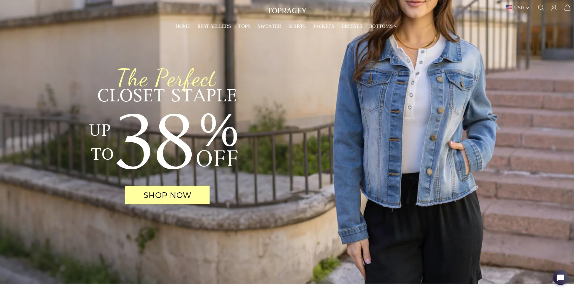 Website screenshot of Topragey.com
