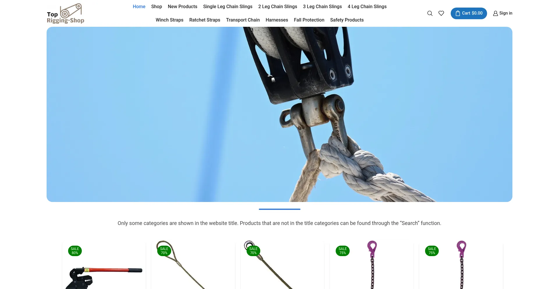 Topriggingshop.com Screenshot