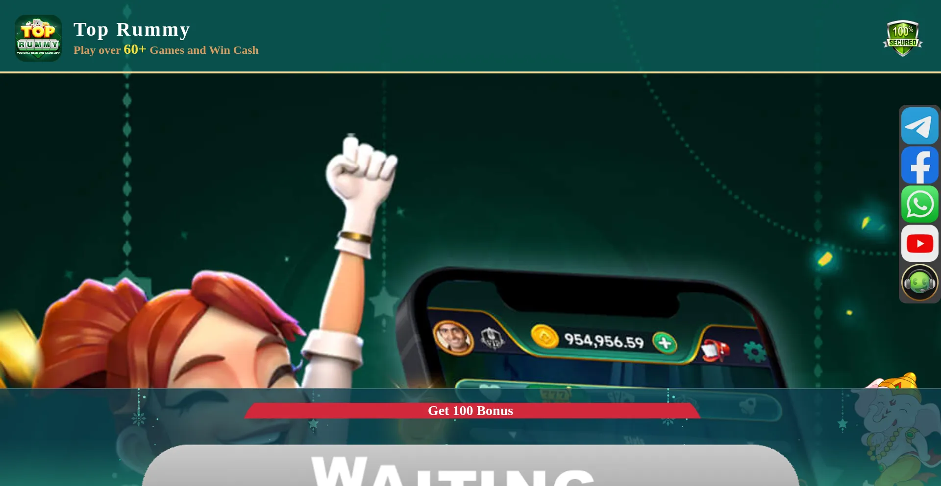 Website screenshot of Toprummy.cc