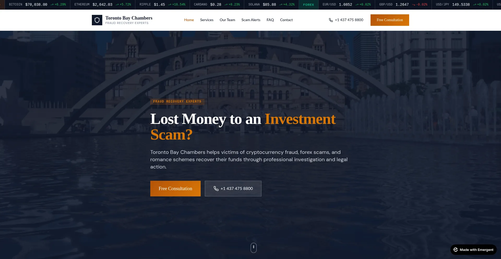 Torontobaychambers.ca