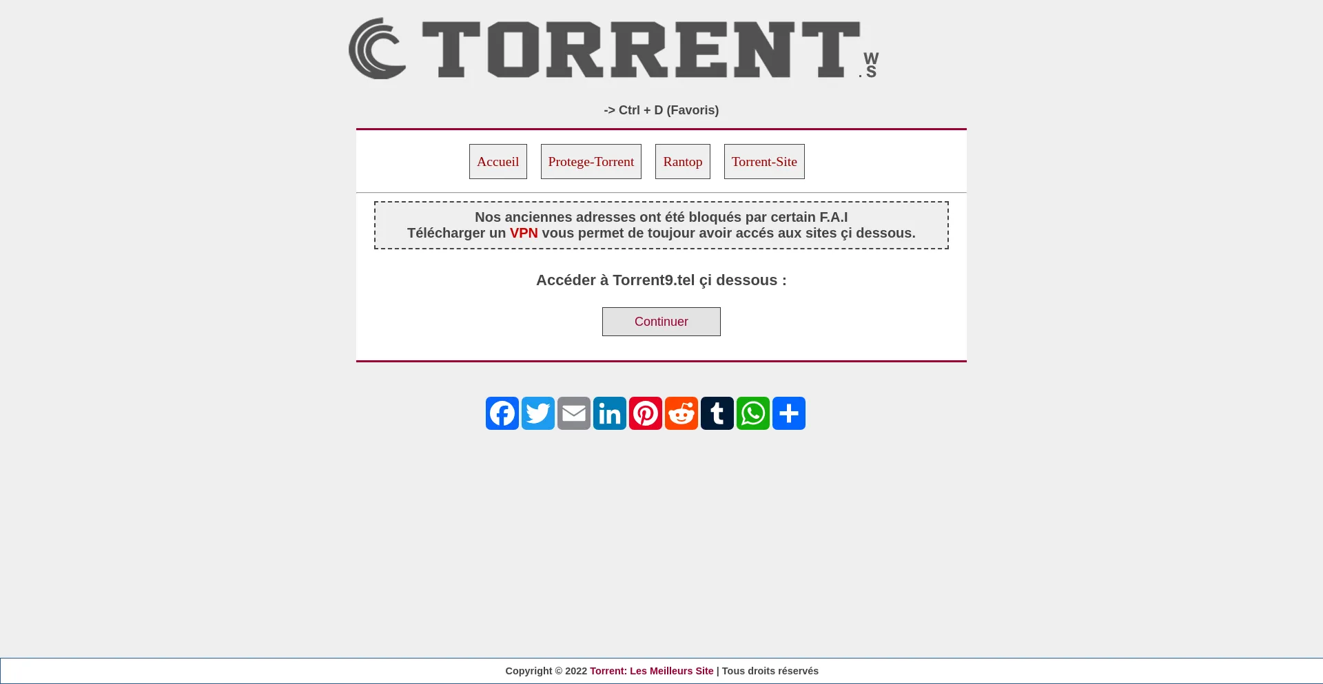 Torrent9.day (Torrent distributor) Reviews + Scan Report