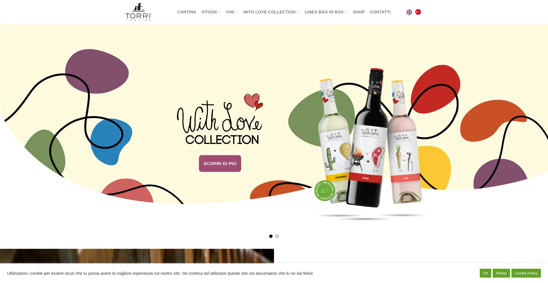 Website screenshot of Torricantine.it