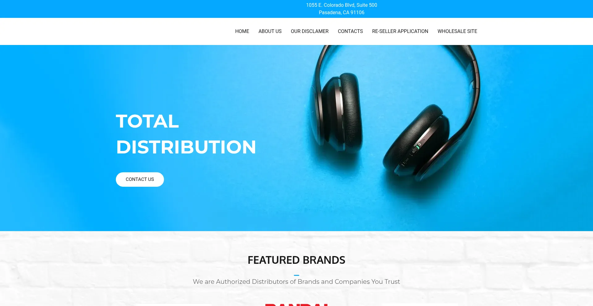 Totaldistro.com Screenshot