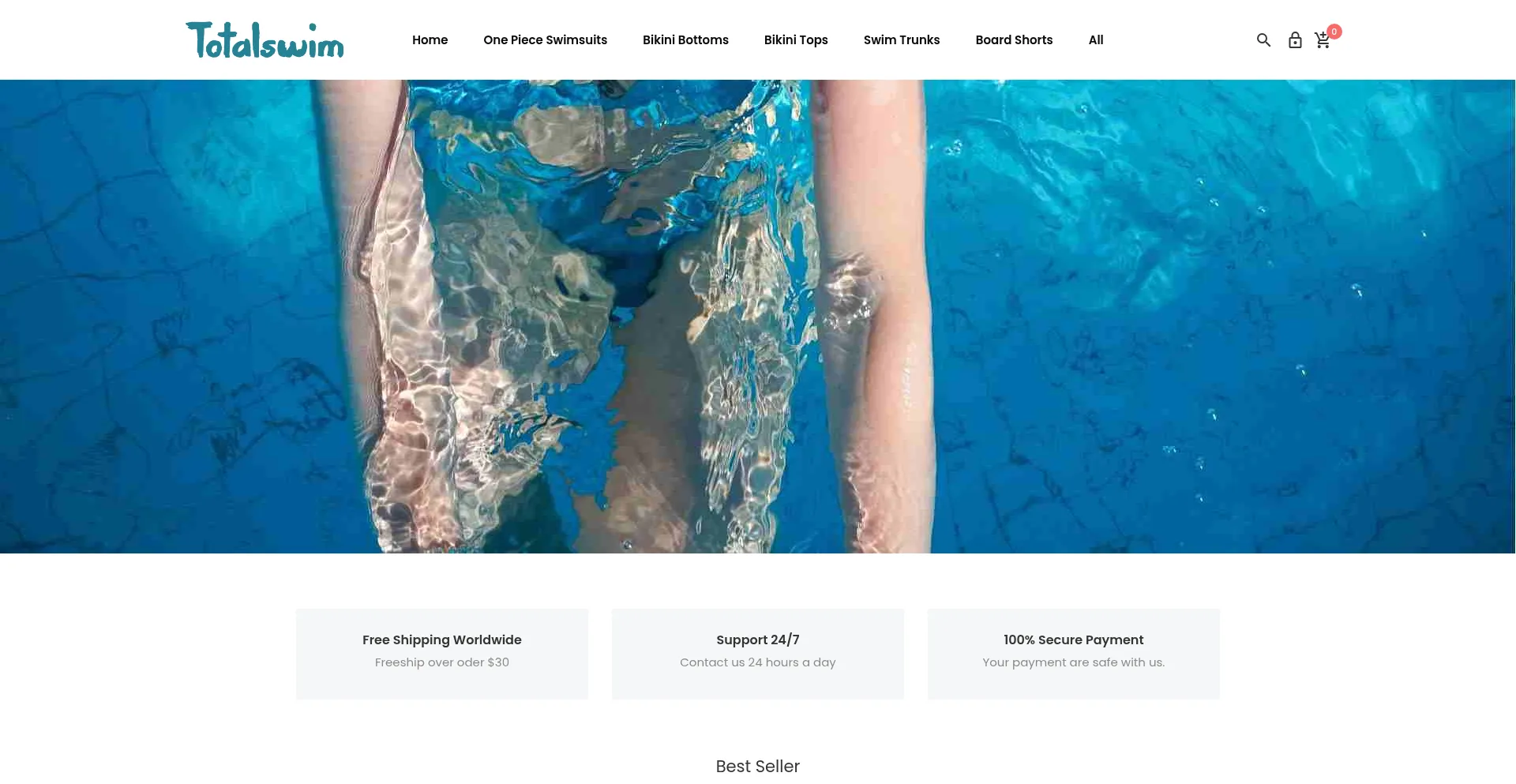 Totalswimshop.com Screenshot