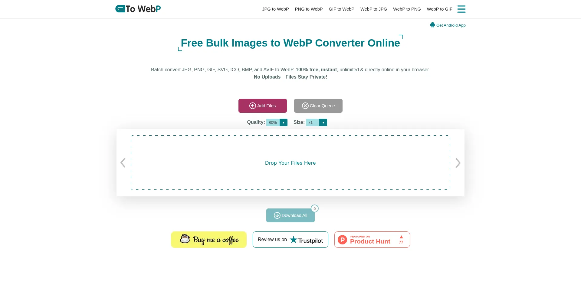Towebp.io