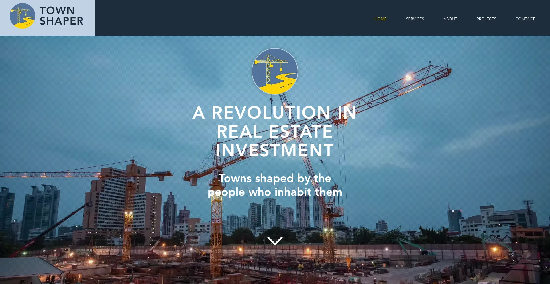 Website screenshot of Townshaper.com