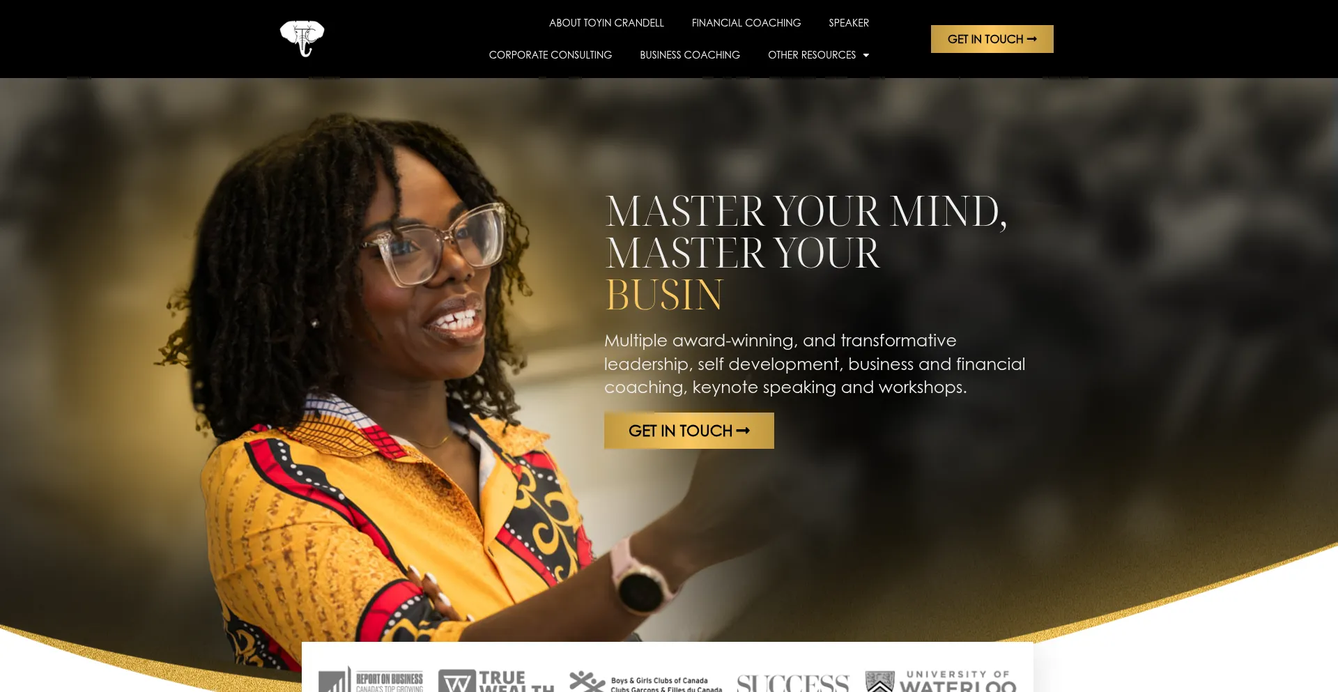 Website screenshot of Toyincrandell.com