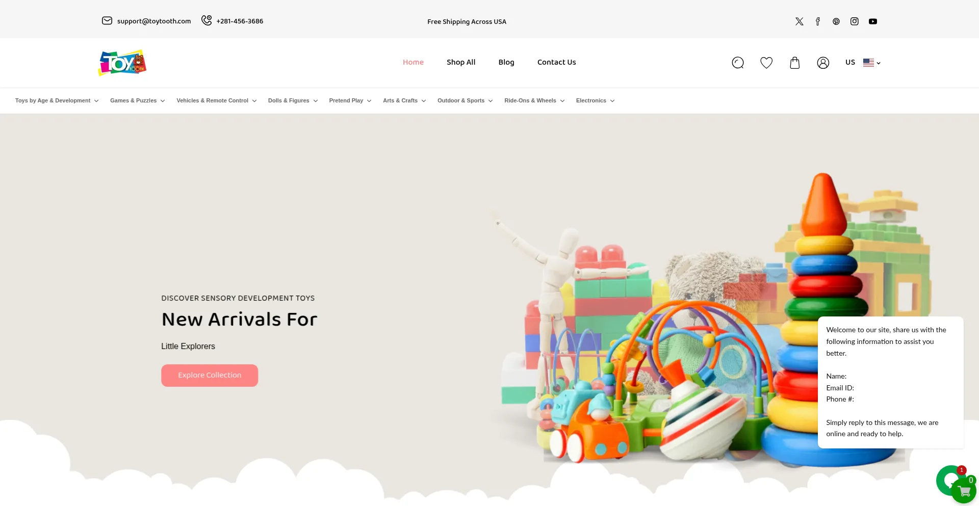Toytooth.com Screenshot