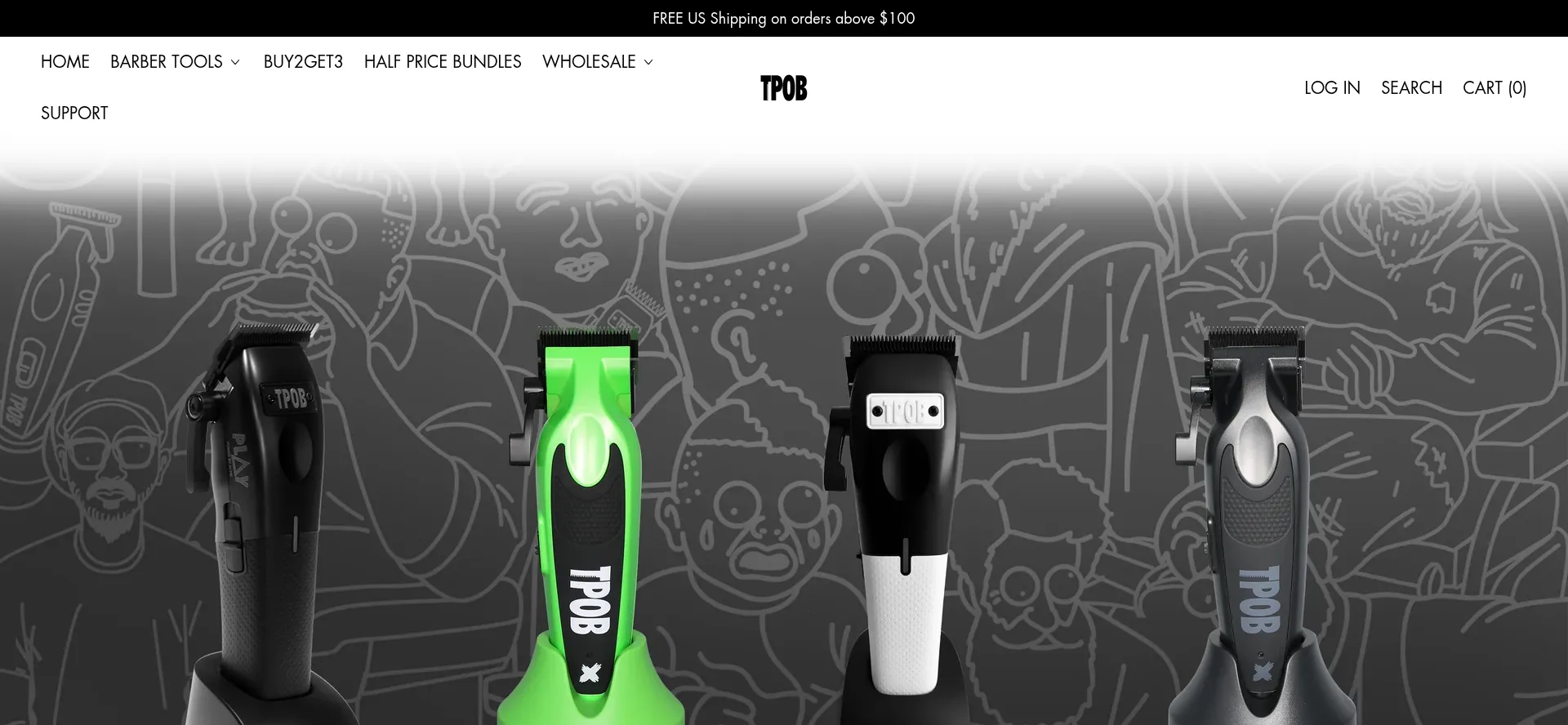 Website screenshot of Tpobusa.com