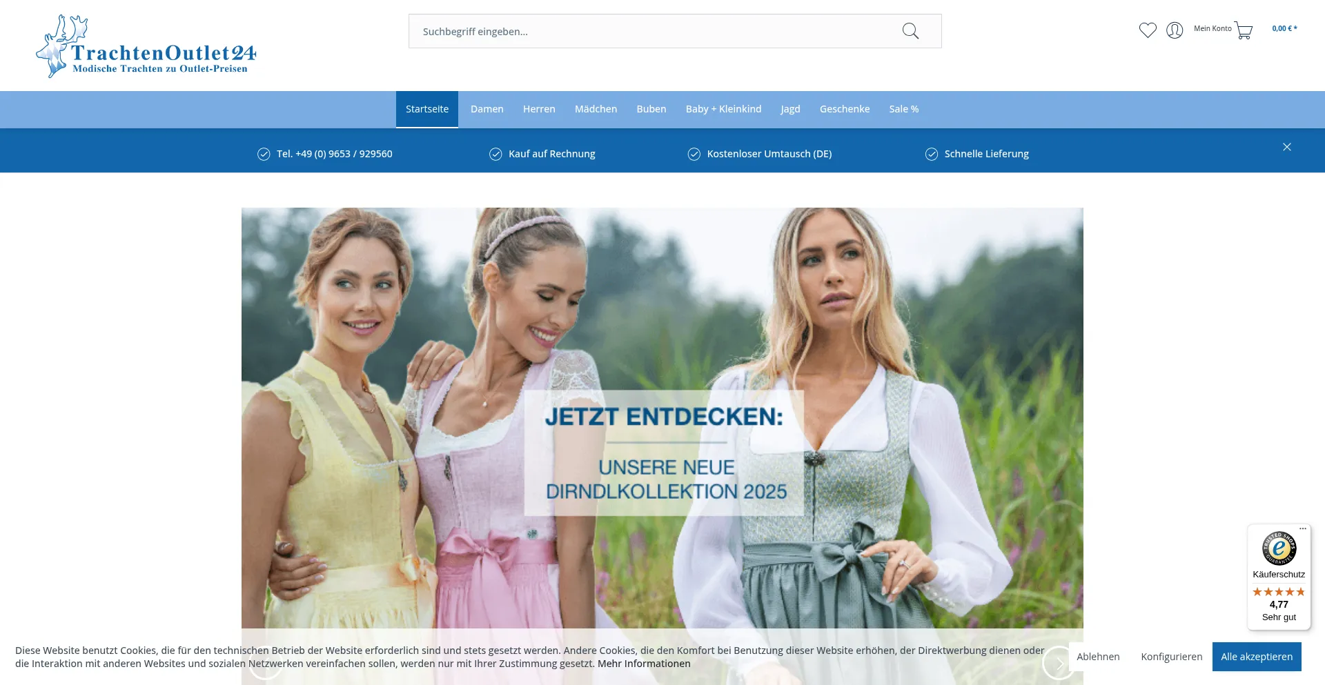 Is Trachtenoutlet24.de Safe?