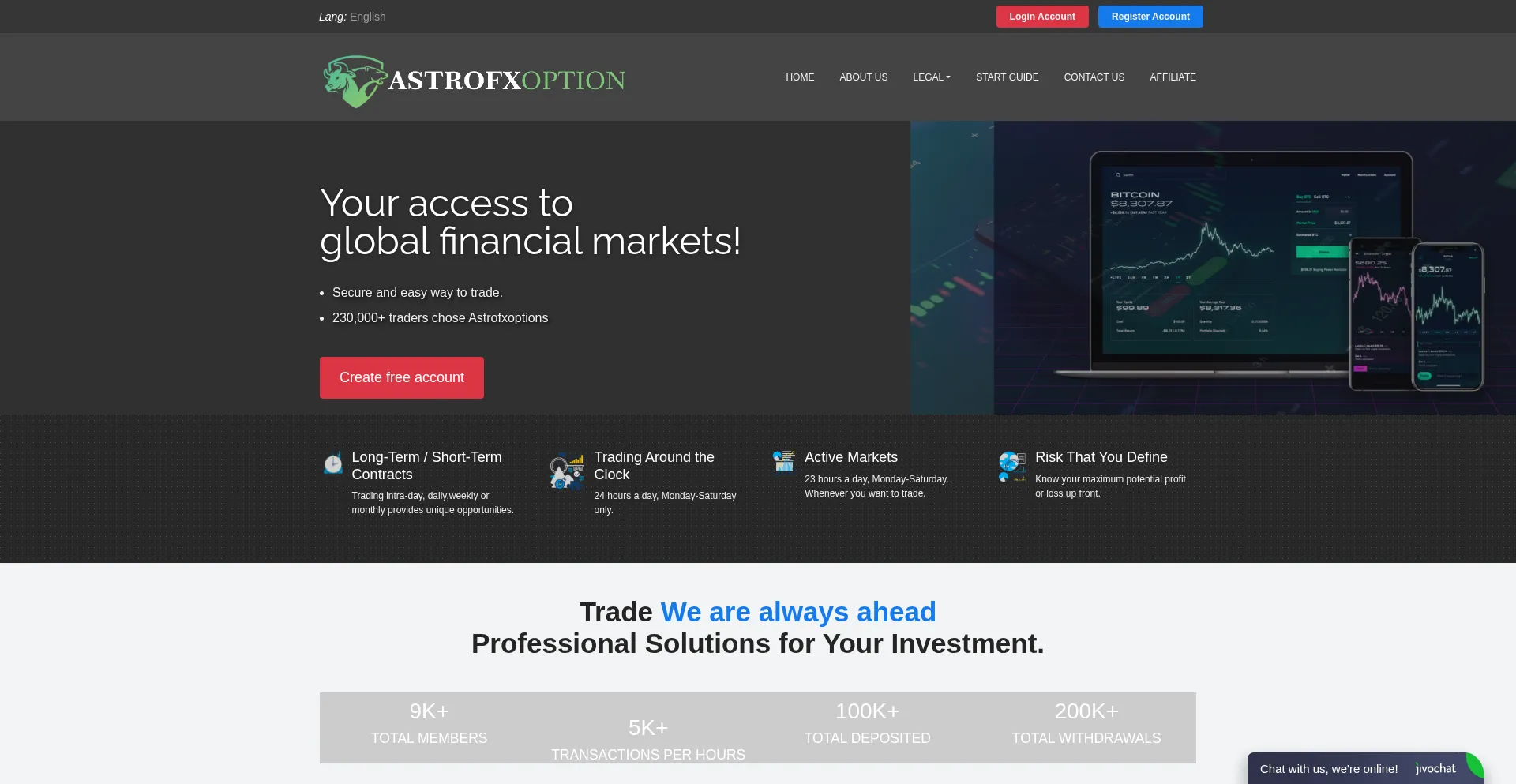 Trade.astrofxoptions.com