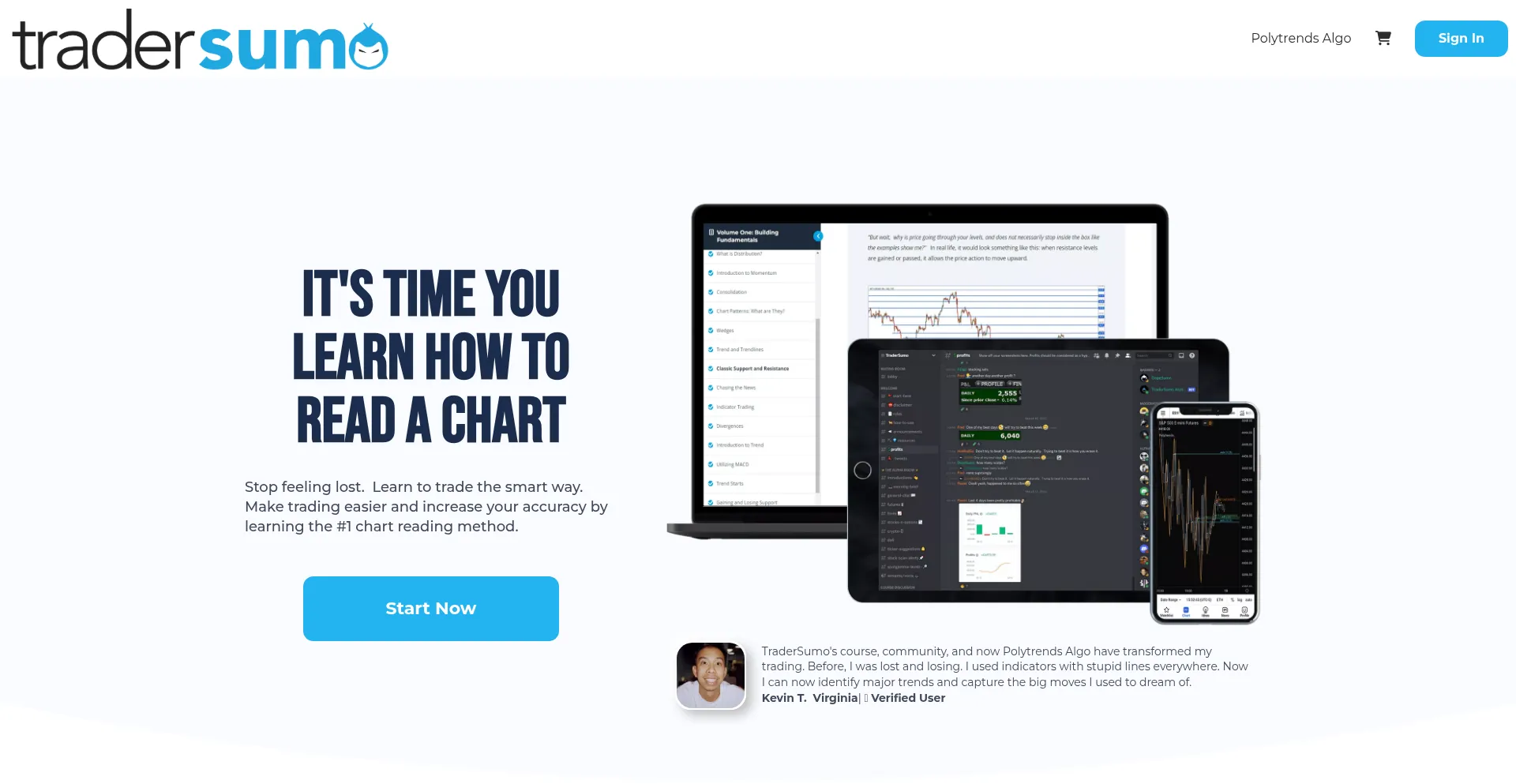 Tradersumo.com Screenshot
