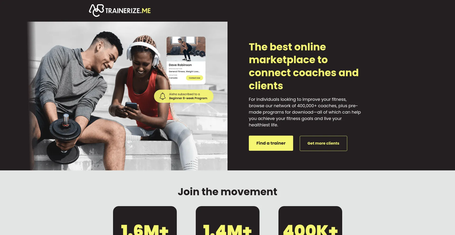 Trainerize.me Screenshot