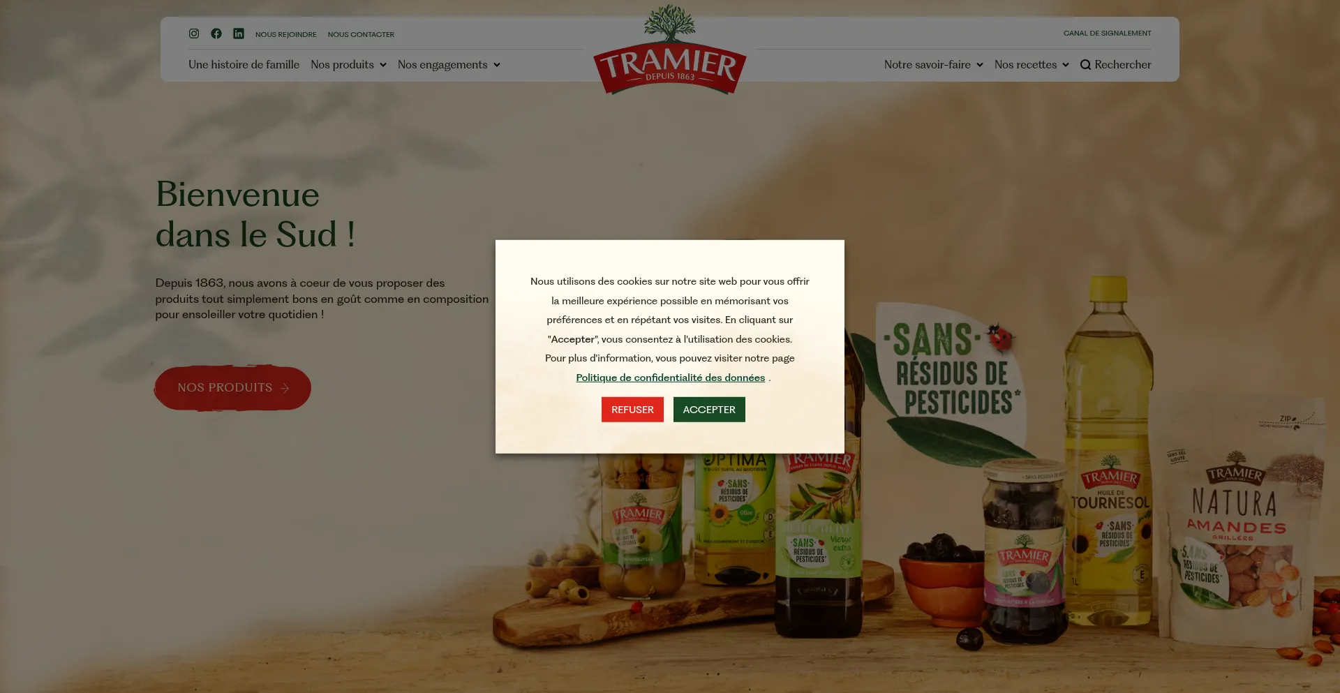Tramier.fr Screenshot