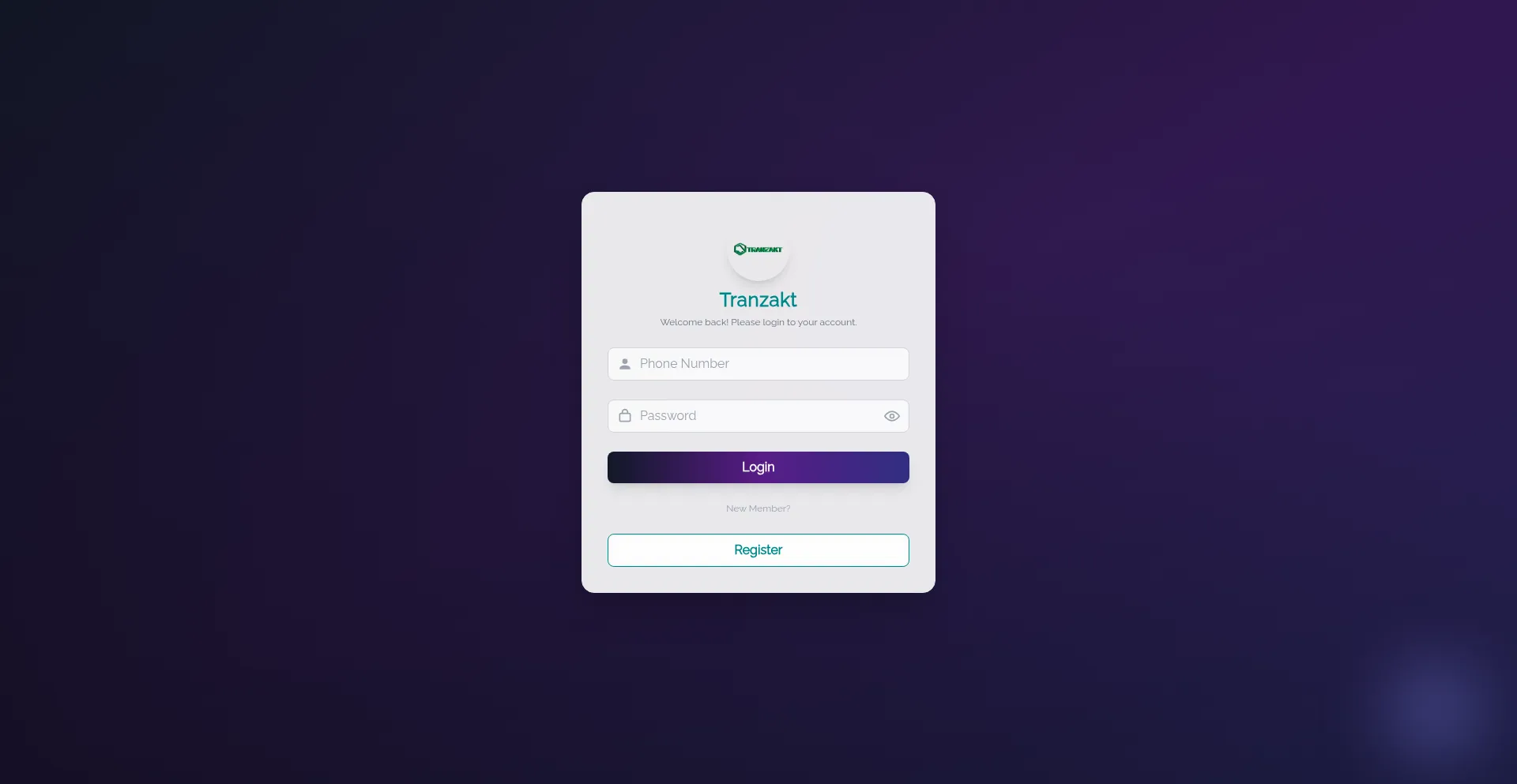 Website screenshot of Tran-zakt.com