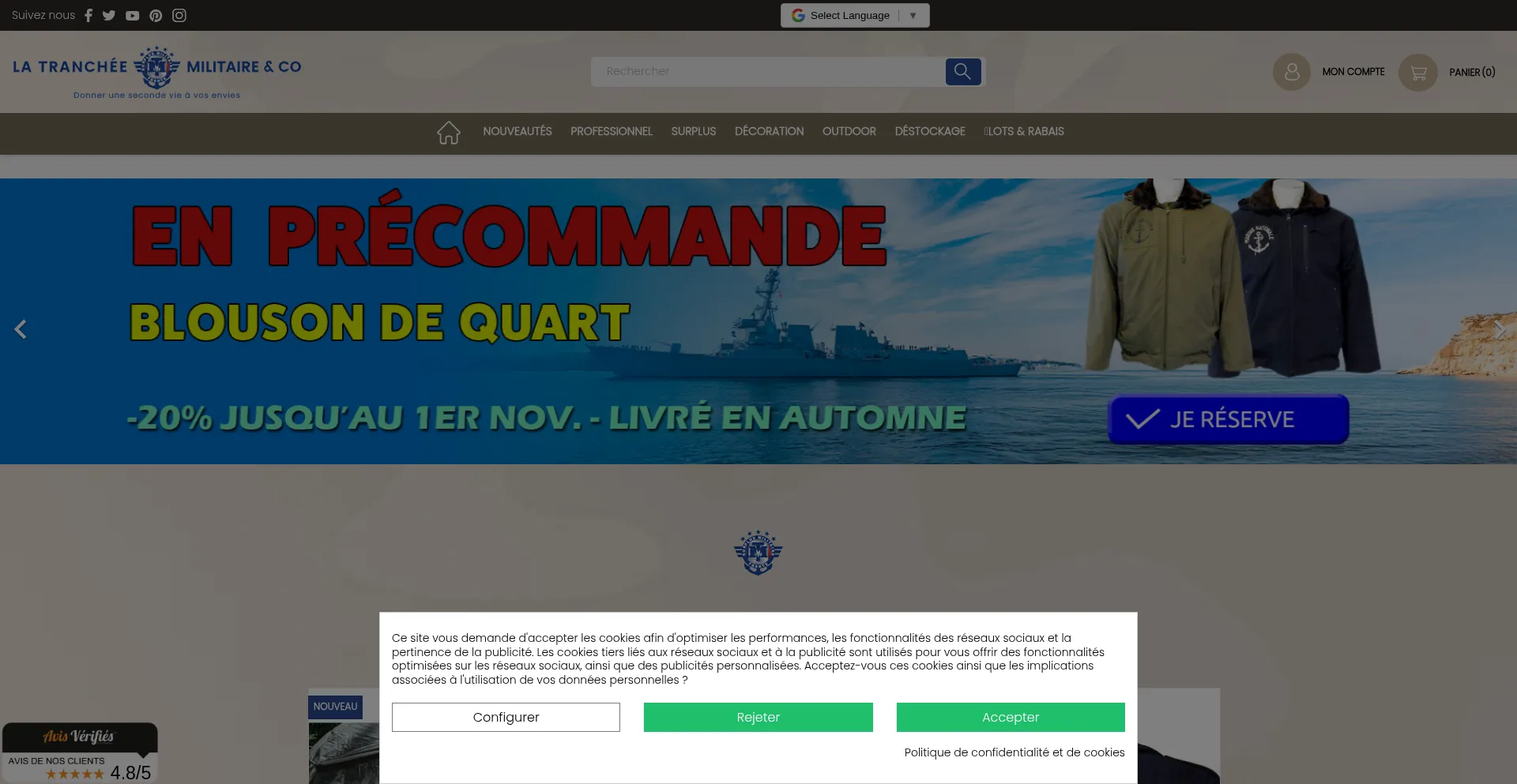 Is Trancheemilitaire.com Safe?
