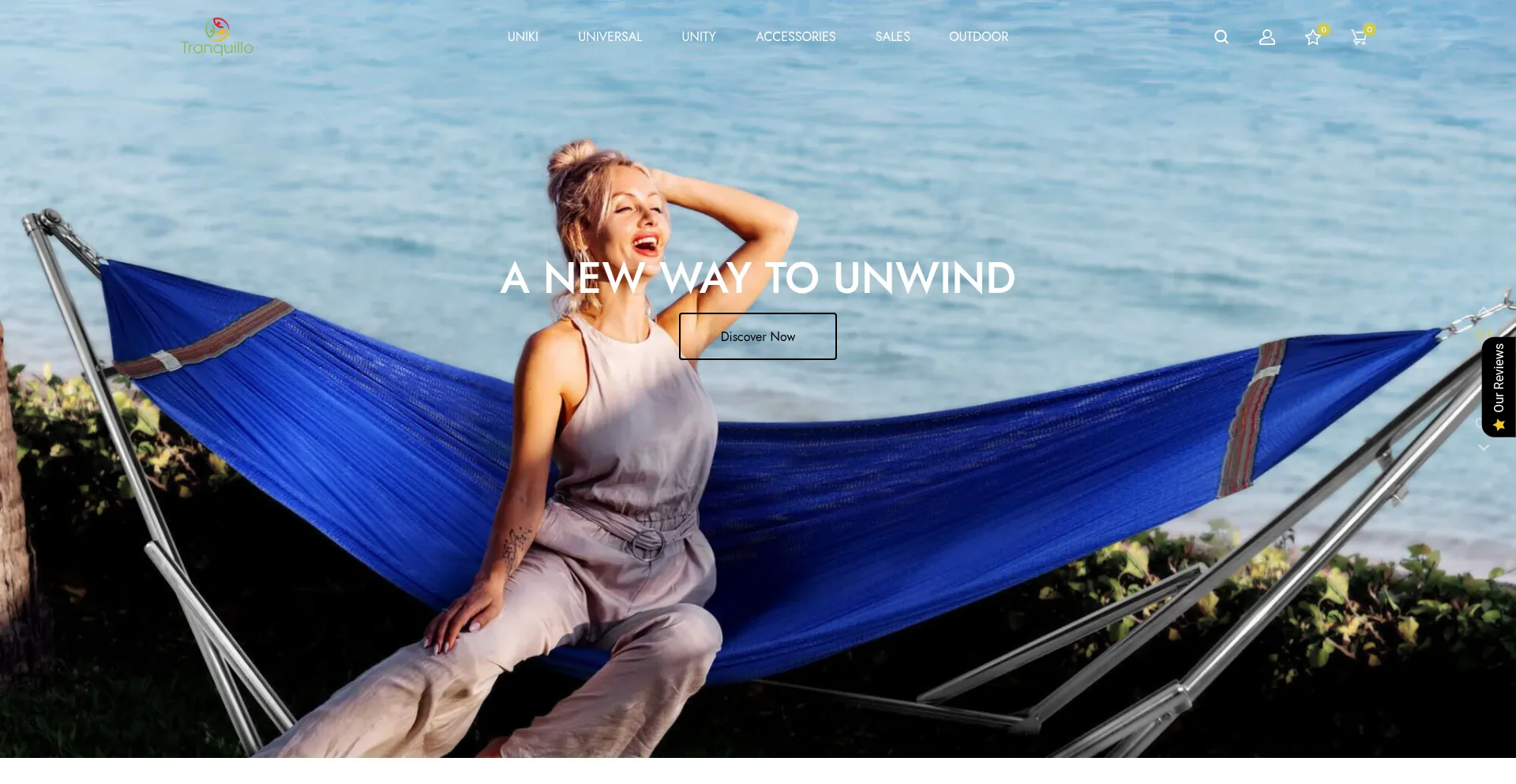 Website screenshot of Tranquillohomes.com