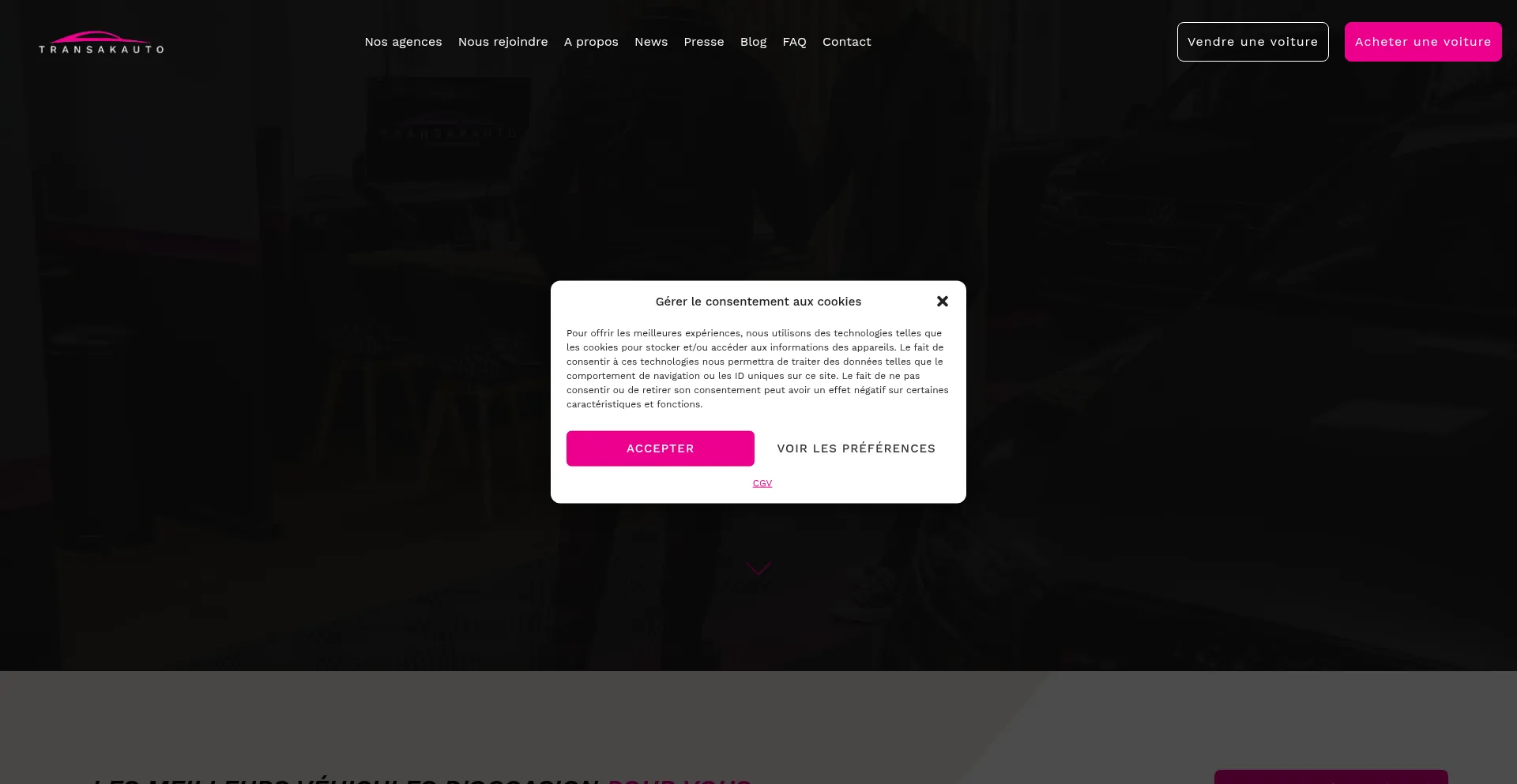 Transakauto.com Screenshot